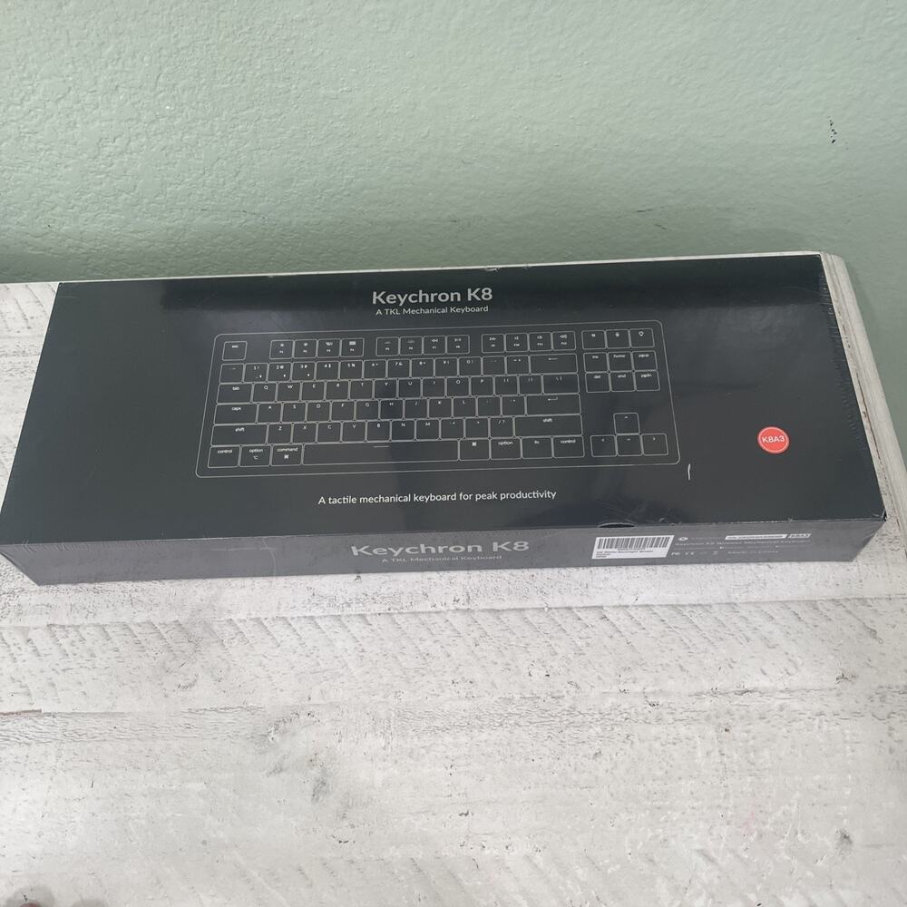 Keychron K8 Wireless Mechanical Keyboard White Backlight Gateron